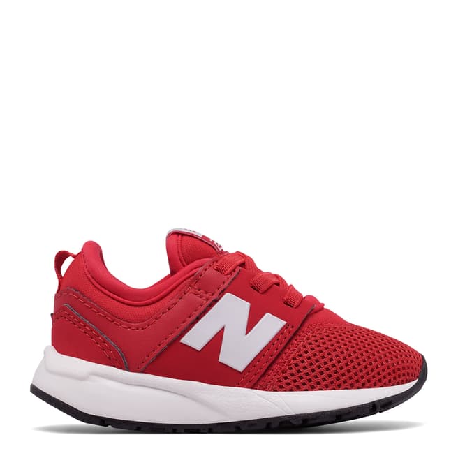 New Balance Infant Red Classic Sneakers