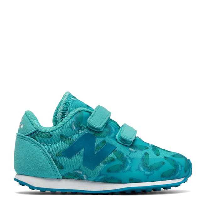 New Balance Infant Turquoise Butterfly Sneakers 