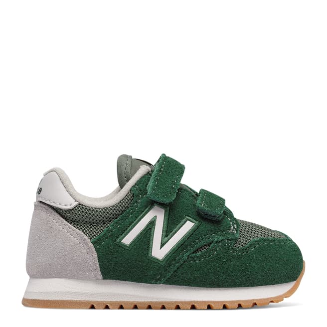 New Balance Green Hook and Loop Sneakers 
