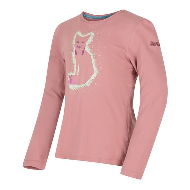 Regatta Pink Whiteshaw Long Sleeve T-shirt