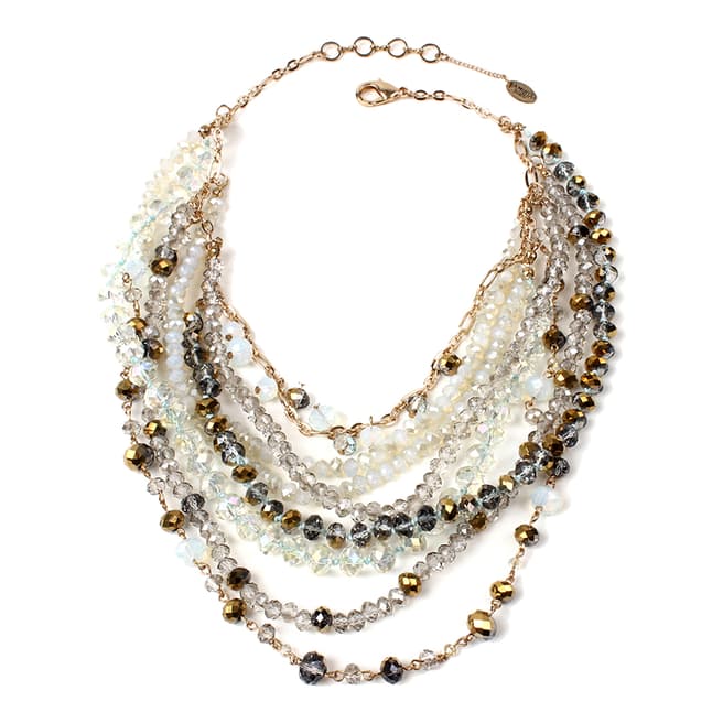 Amrita Singh Gold/Ivory Layla Multi Layer Necklace
