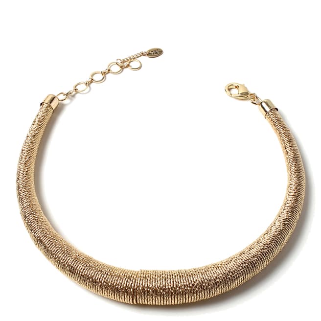 Amrita Singh Gold Sphere Collar Necklace