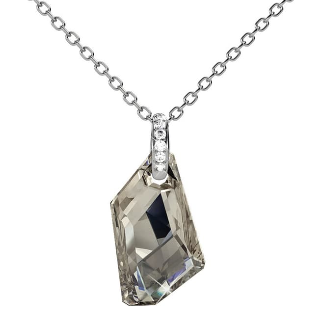 MUSAVENTURA Silver Crystal Jewel Necklace