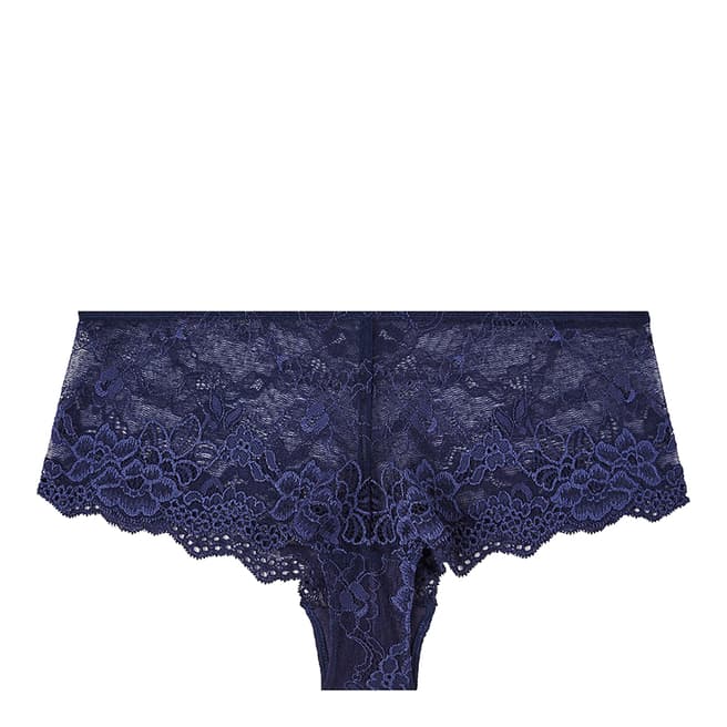 Pleasure State My Fit Navy My Fit Lace Brazilian Briefs