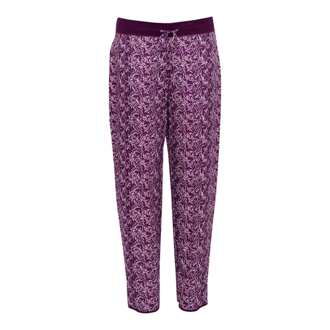 Cyberjammies Purple Anna Woven Animal Print Pyjama Pant