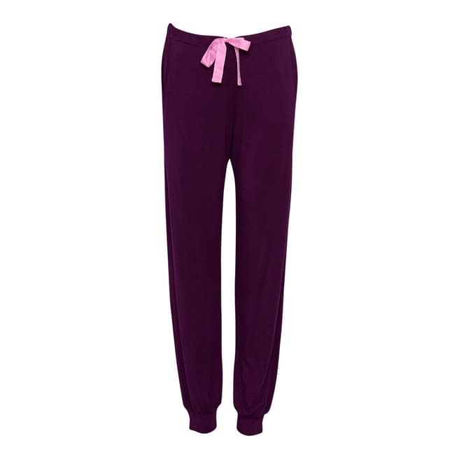 Cyberjammies Purple Anna Super Soft Knit Pyjama Pant