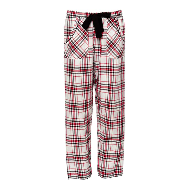 Cyberjammies Red Pandora Woven Brushed Check Pyjama Pant