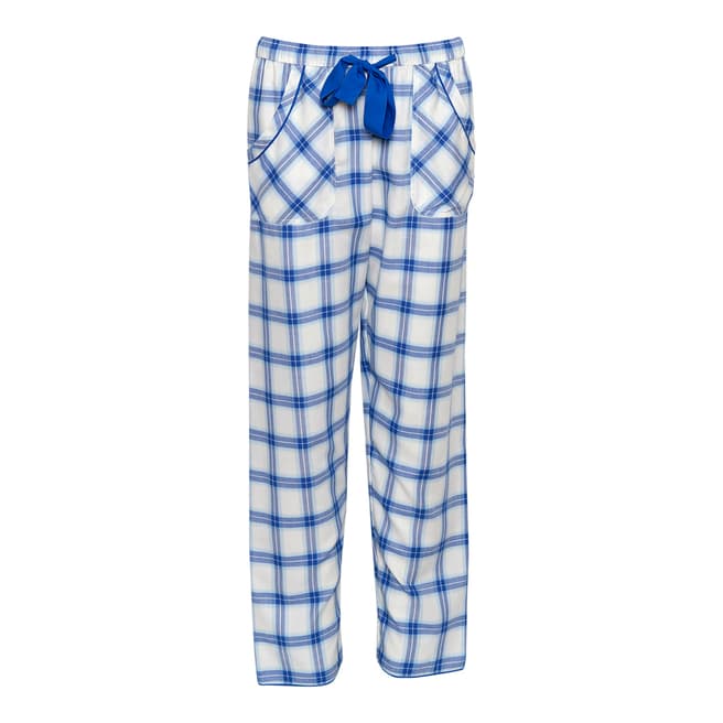 Cyberjammies Blue Maya Woven Check Pyjama Pant