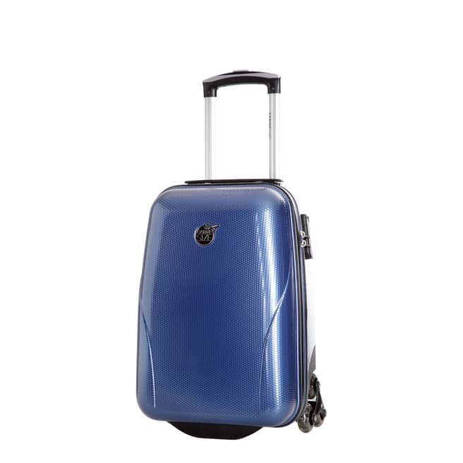 Cabine Size Blue 4 Wheel Kooper Suitcase 45cm