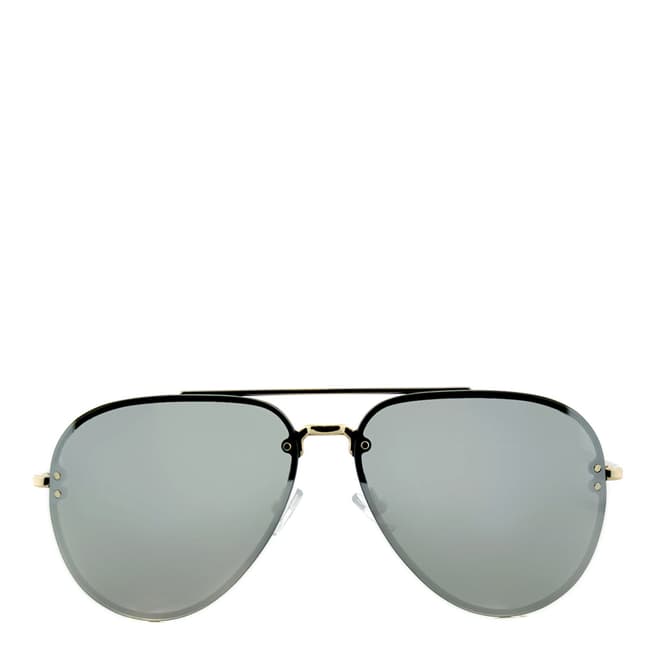 Celine Women's Gold and Silver Mirror Aviator Sunglasses 60mm