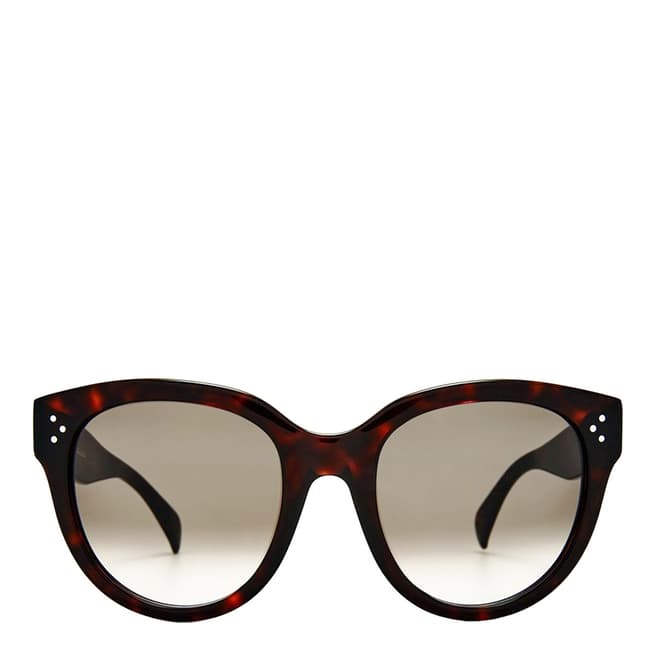 Celine Women's Black and Grey Audrey Sunglasses 55mm