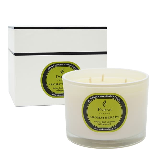Parks London Vetiver/Lavender And Peppermint Three Wick Aromatherapy Candle