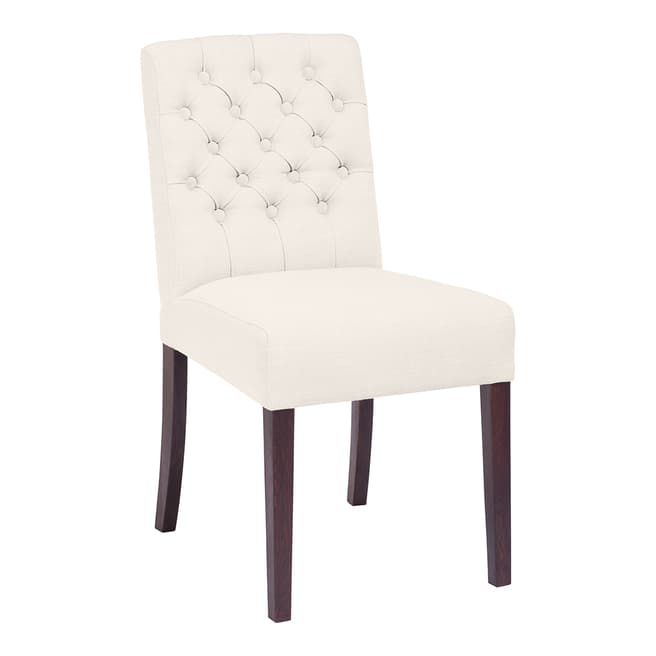 LOMBOK Champagne/Dark Kancing Dining Chair