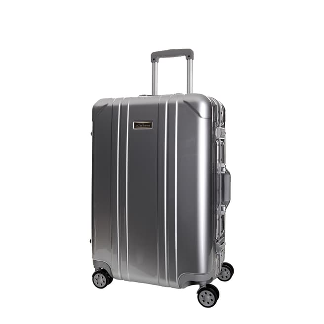 Platinium Grey Spinner Keihley Suitcase 46cm