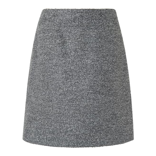 L K Bennett Grey Holly Tweed Skirt