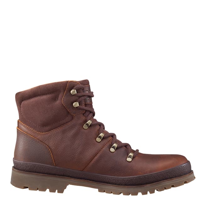 Helly Hansen Mens Brown Leather Brinken Lace Up Boots