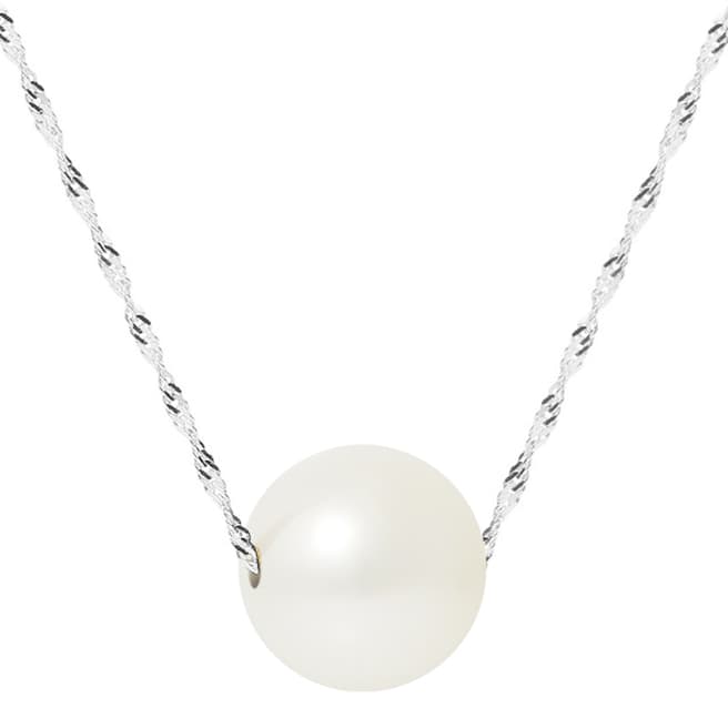 Just Pearl White/Gold Pearl Necklace