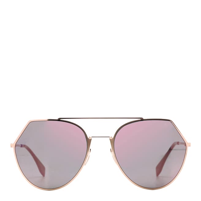 Fendi Women's Rose Gold Gradient Sunglasses 55mm