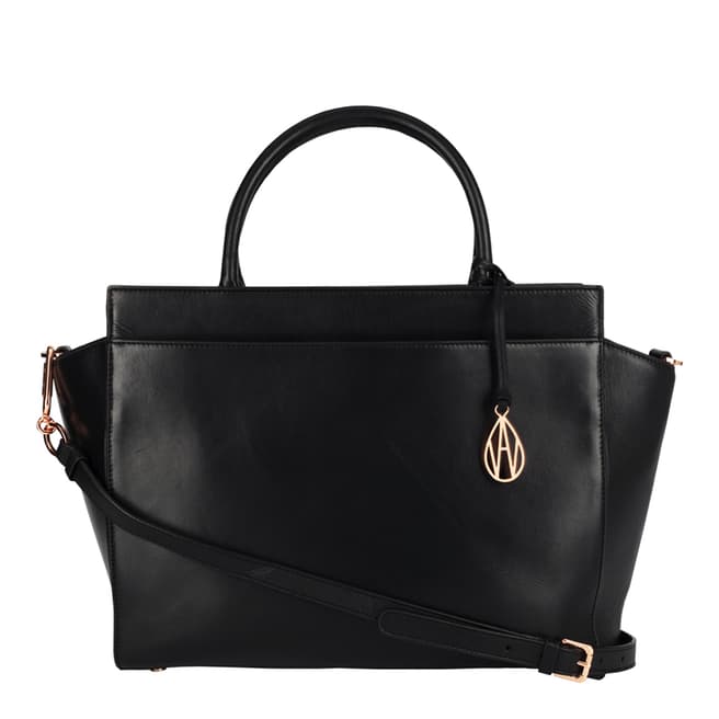 Amanda Wakeley Black Sutherland Leather Bag