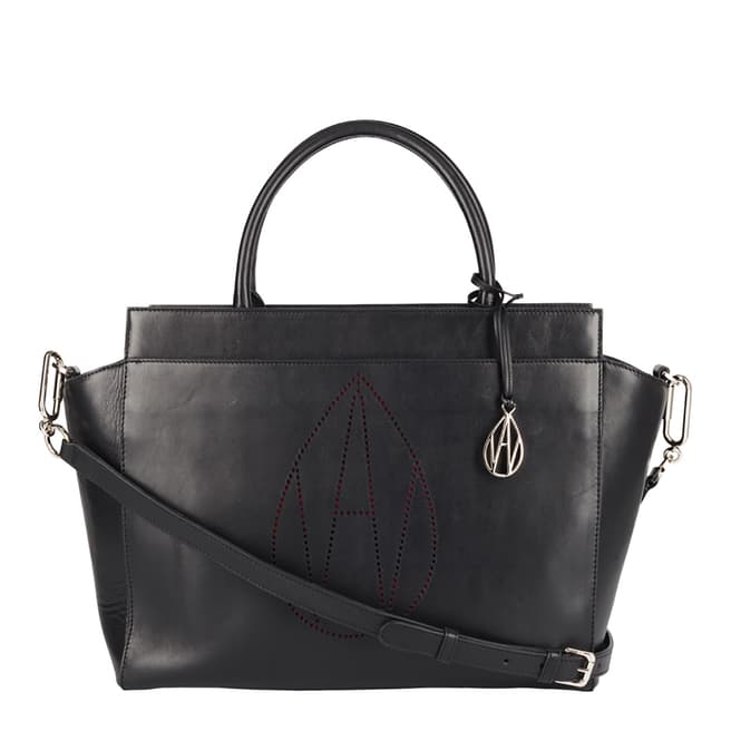 Amanda Wakeley Black Sutherland Leather Bag