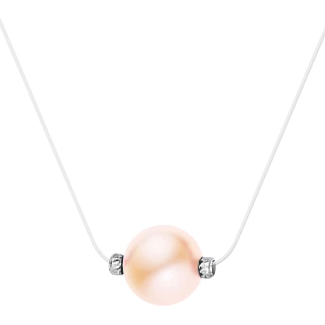 Only You Clear/Light Pink Pearl Necklace
