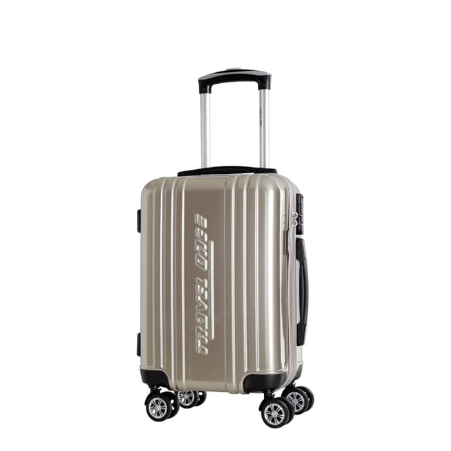 Travel One Beige Rodriguez Spinner Suitcases 48cm