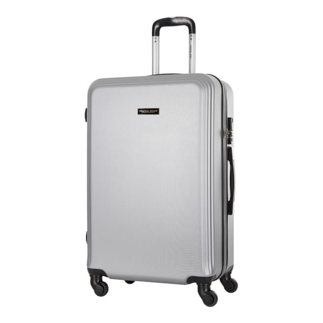 Travel One Silver Alicudi Spinner Suitcase 65cm