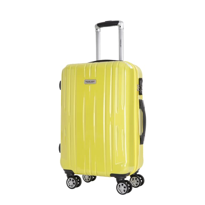 Travel One Yellow Clifton Spinner Suitcase 55cm