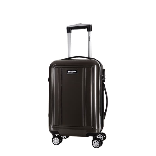 Renoma Grey Keaton Spinner Suitcase 46cm
