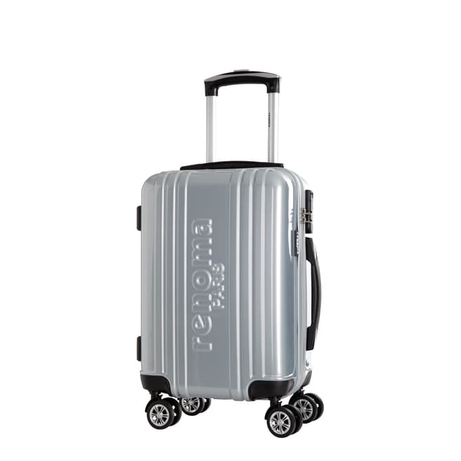 Renoma Silver 4 Wheel Harrison Suitcase 44cm