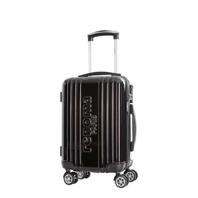 Renoma Black 4 Wheel Harrison Suitcase 48cm