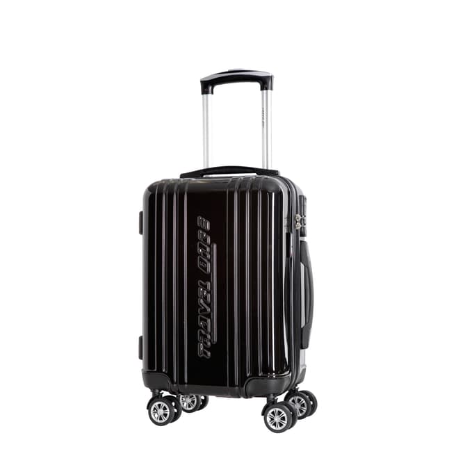 Travel One Black Rodriguez Spinner Suitcase 48cm