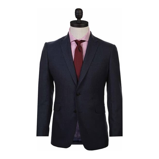 Austin Reed Charcoal Puppytooth Tailored Fit Wool Suit Jacket