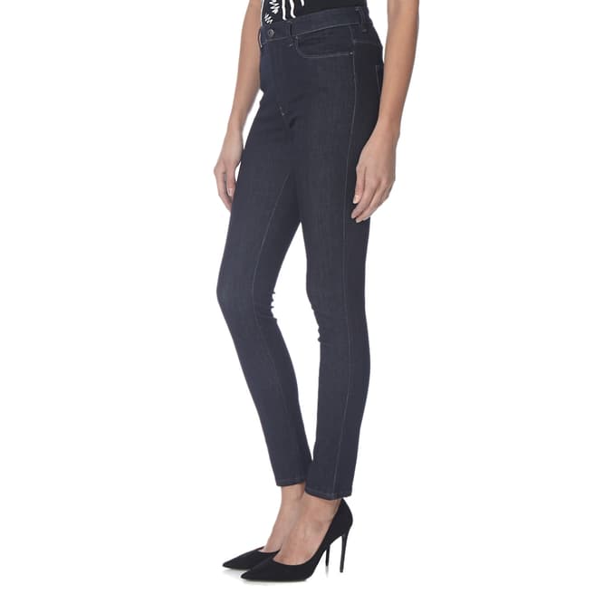 Diesel Navy Skinzee Stretch High Waisted Skinny Jeans