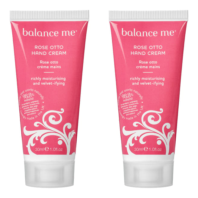 Balance Me Rose Otto Hand Cream 30ml Duo