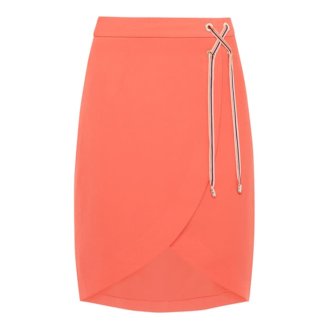 Ted Baker Coral Yooy Crossover Front Skirt