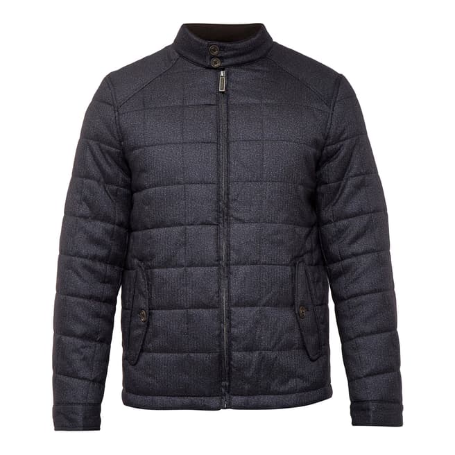 Ted Baker Grey Rocket Square Quilted Jacket