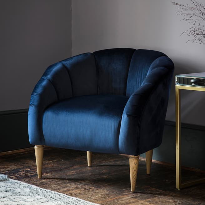 Gallery Living Tulip Chair, Atlantic Velvet