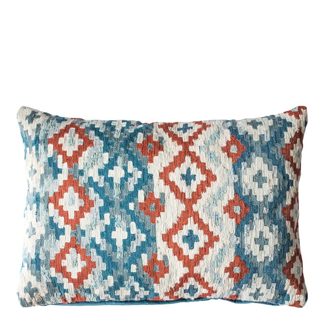 Gallery Living Multi Aztec Hand Embroidered Cushion 35x50cm