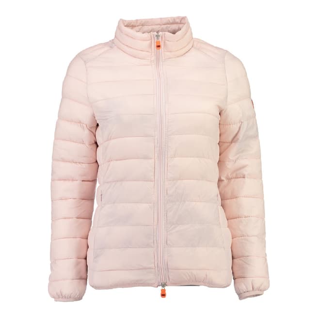 Geographical Norway Women's Pink Daynight Basic Collar Jacket