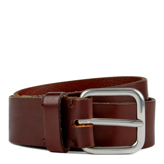 Jaeger Brown Leather Casual Belt