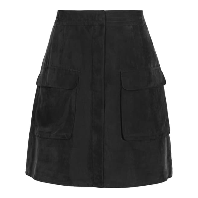 Reiss Smoke Ciara Pocket Front Skirt