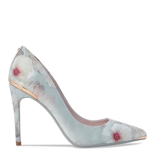Ted Baker Grey Floral Print Kawaap Stiletto Courts