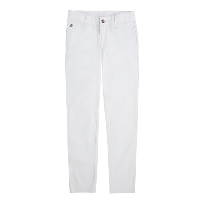 Hackett London Younger Boy's Stone Cotton Classic Chinos