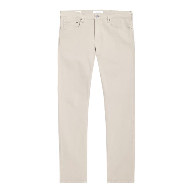 Reiss Stone Fugee Stretch Cotton Jeans