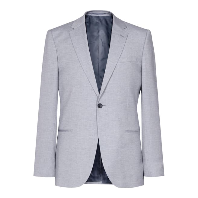 Reiss Soft Blue Whitehouse Suit Jacket