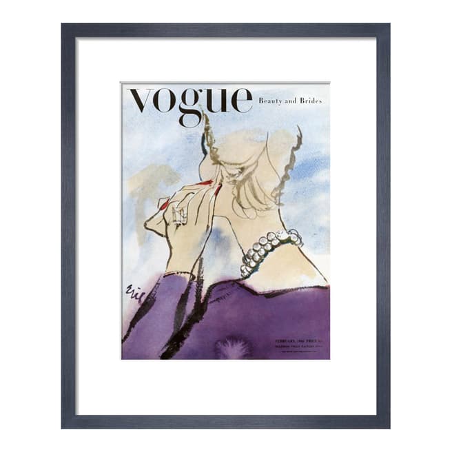Paragon Prints Vogue February 1946 36x28cm Framed Print