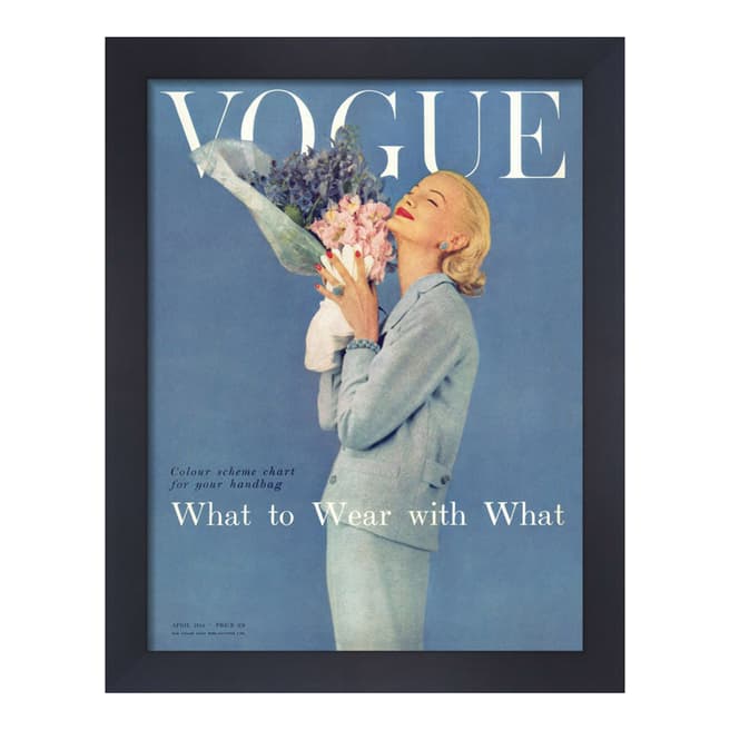 Vogue Vogue April 1955 36x28cm Framed Print