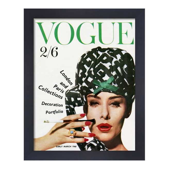 Paragon Prints Vogue Early March 1960 36x28cm Framed Print