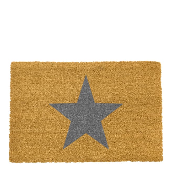 Artsy Doormats Grey Star Doormat